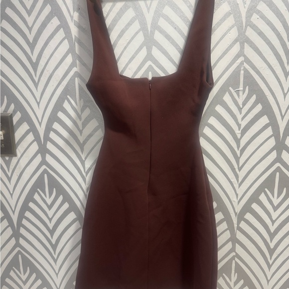 NWOT Princess Polly Bombshell Chocolate Mini Dress - Picture 6 of 8